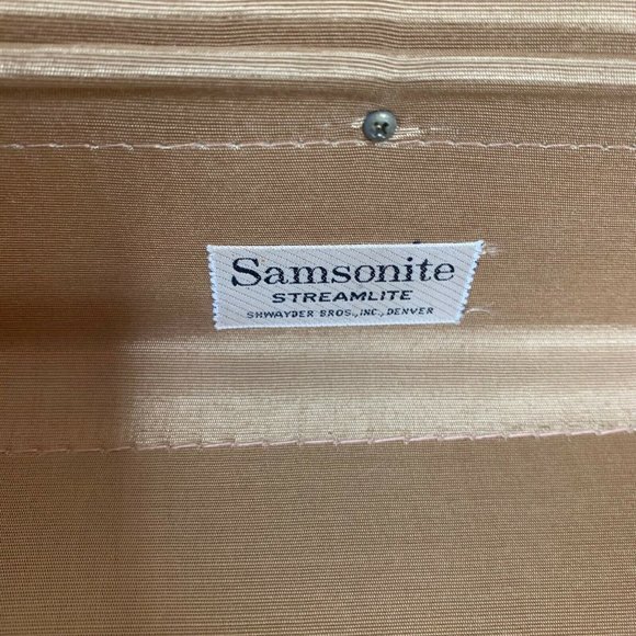 VTG Samsonite Streamlite Suitcase Large Decor - Picture 9 of 11